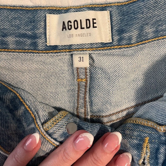 Agolde Parker shorts in Swapmeet 🩵 - Picture 3 of 5